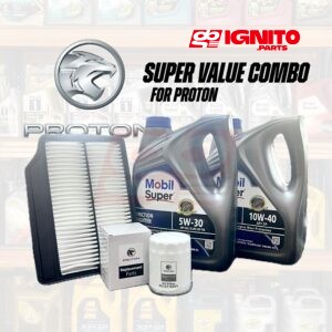 Super Value Combo for Proton [Mobil Engine Oil + Air Filter + Oil Filter]