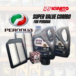 Super Value Combo for Perodua [Mobil Engine Oil + Air Filter + Oil Filter]